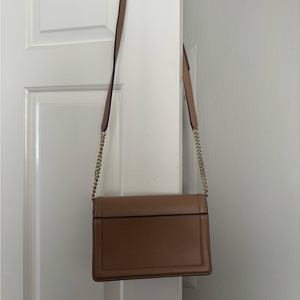 Kate Spade Crossbody Bag - Adjustable Chain Strap - Brown Pebbled Leather - NWOT - Picture 7 of 7